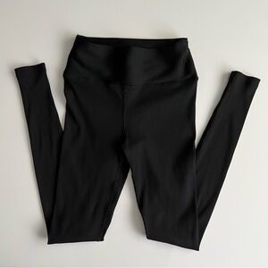 year of ours ribbed leggings, black, small